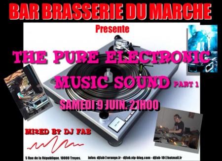 Venez retrouver le meilleur de la musique électronique au bar brasserie du marché.